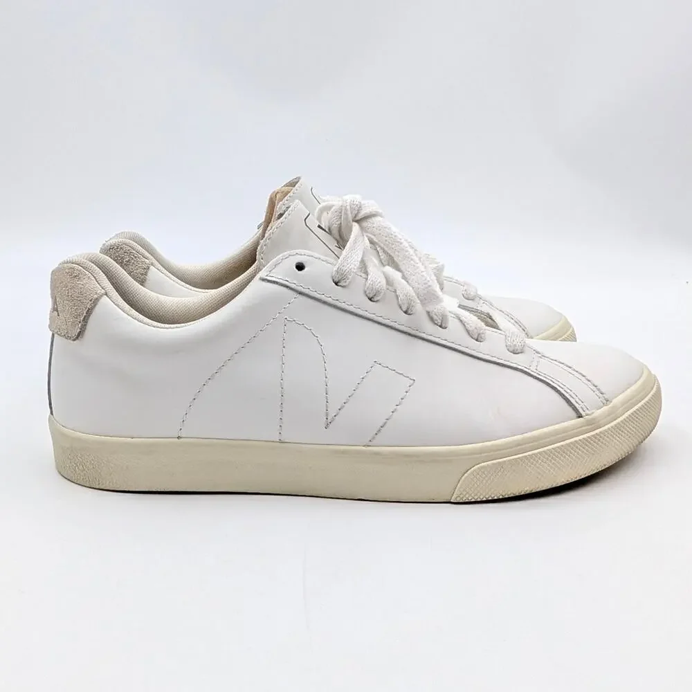 VEJA Esplar Women's Leather Low Top Trainer Women Sneaker Shoes Size US7 EU38 - Picture 3 of 9